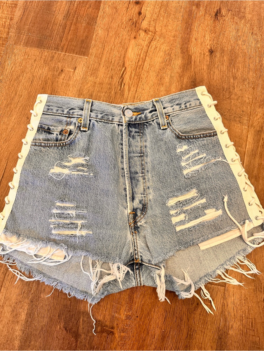 Furst  of a kind lace up shorts size 26
